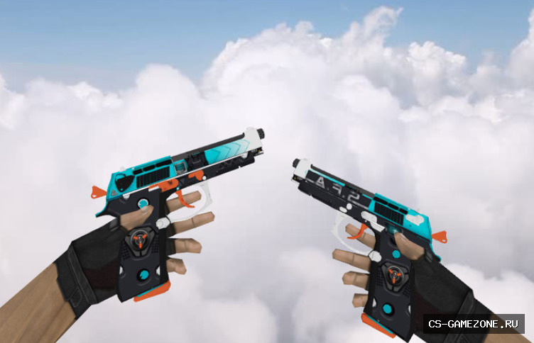 Модель «Dual Berettas Trigger Happy» для CS 1.6