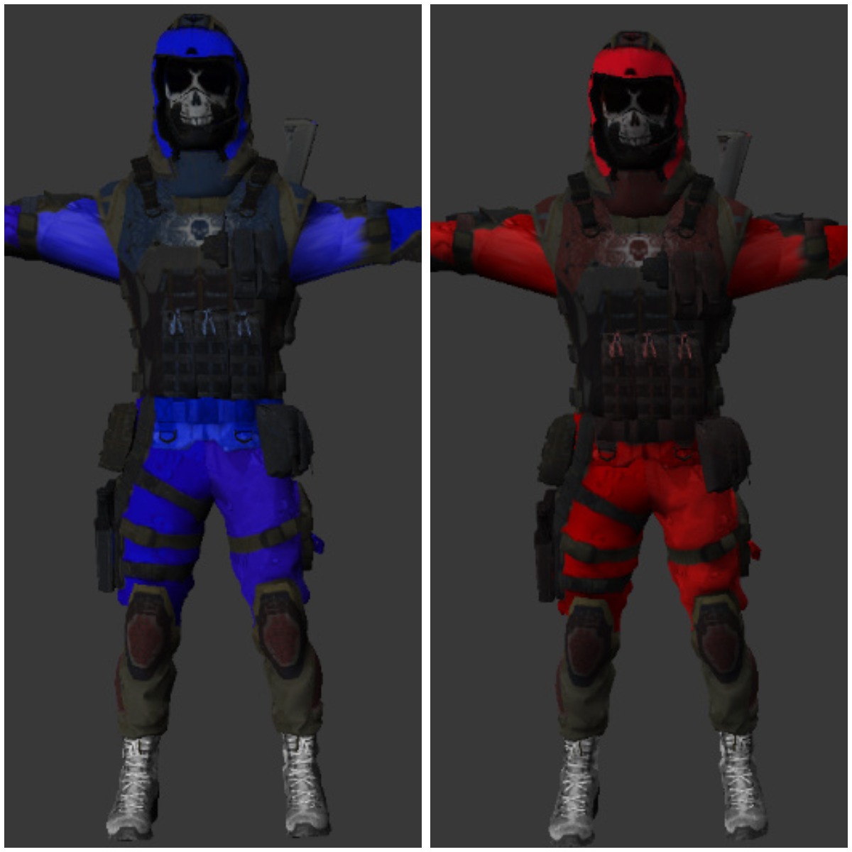 Мужская модель Воитель (united) для CS 1.6