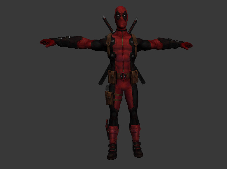 Мужская модель Deadpool для CS 1.6