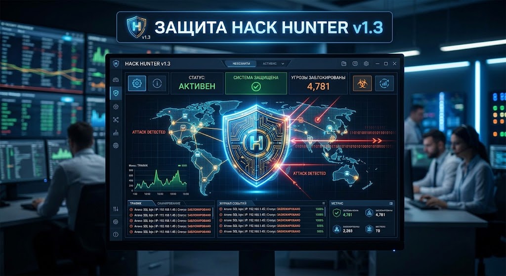 Защита Hack Hunter v1.3