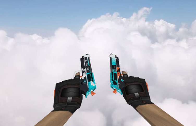 Модель «Dual Berettas Trigger Happy» для CS 1.6